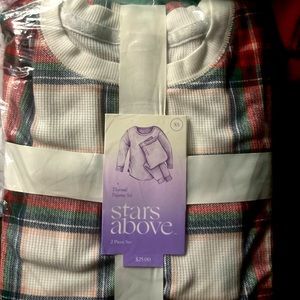 Stars Above Plaid pajama set